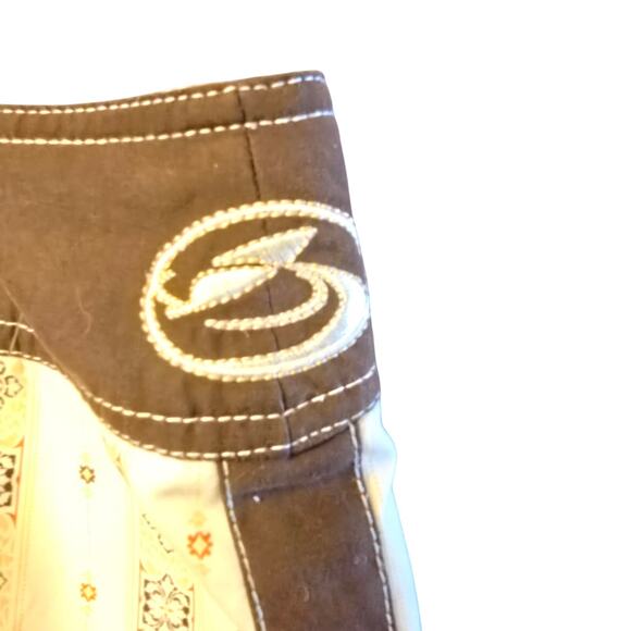 Vintage Kirra Medallion Board Shorts - Men's Surf Style - Picture 5 of 7